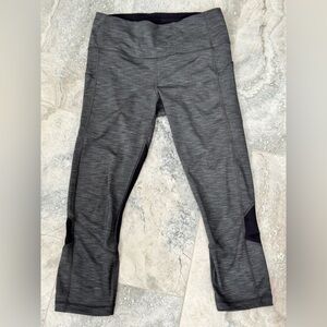 Lululemon Athletica Gray Capri Leggings